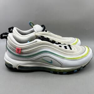 Nike Air Max 97 Worldwide Pack Shoes Men Size 11 White Green Running Sneakers